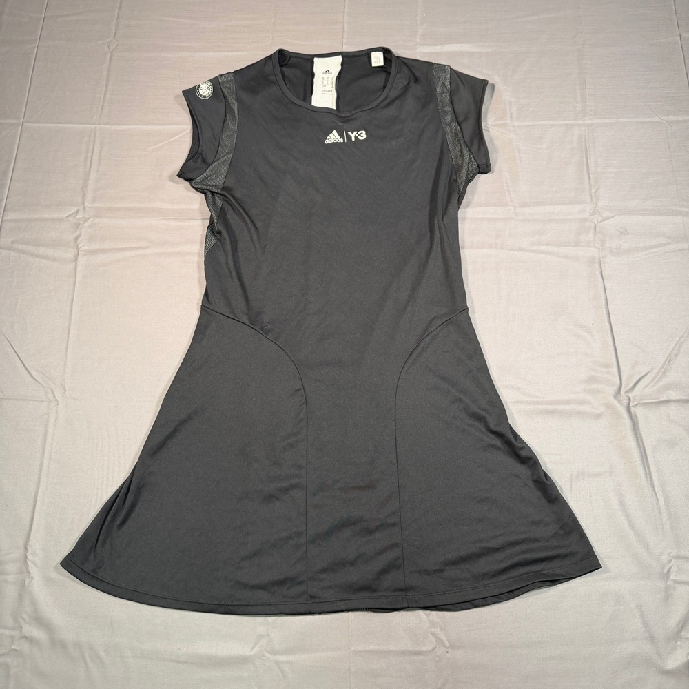 Adidas Y-3 Yohji Yamamoto Black Climalite Tennis Dress S27382 Womens Large